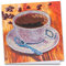 Ideen mit Herz Diamond-Painting-Grußkarte | Strass-Edition | 16 x 16 cm | 370 g/m² | inkl. Steine, Umschlag & Werkzeug (Kaffeetasse)