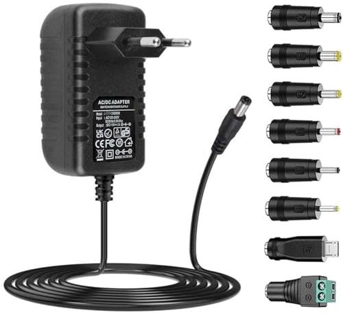 Adattatore AC 15V 1A alimentazione 15W AC220V 230V a DC15V driver di alimentazione 15V 100mA a 1000mA tutto compatibile con 8 adattatori a spina Caricabatterie USB DC15V Adattatore AC-DC