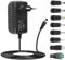 Adaptador de CA 15V 1A Fuente de alimentación 15W AC220V 230V a DC15V Controlador de alimentación 15V 500mA 1000mA Todo Compatible con 8 adaptadores de Enchufe Cargador DC15V Adaptador AC-DC