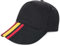 Makio Padel Golf Tennis Kappe mit 5 Paneln, 100 % gekämmte Baumwolle, Schwarz , 58 cm