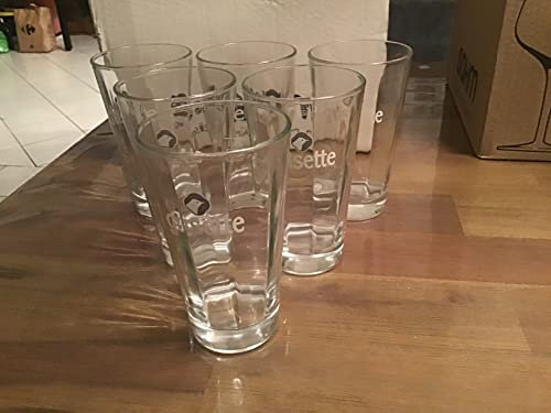 Lot de 6 verres à bière GRISETTE 25cl 25 cl verre neuf