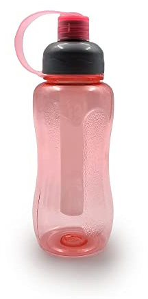 Sports Bottle with Ice Core 700ml – Reusable Water Bottle with Freezable Insert and Spout Lid for Gym, Travel, and Outdoor Use