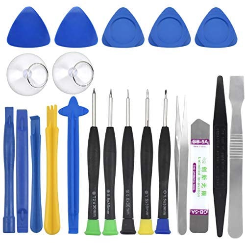 22 Pcs Repair Tool Kit, Repair Opening Tool Compatible with iPhone, iPad, Samsung, Tablet, Laptop, Precision Screwdriver Set - Opening Pry Tool Repair Kit, Reusable Removal Repair Opening Tool Kit