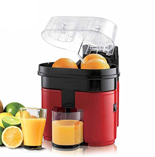 Presse-Agrumes électrique Double, Presse-Agrumes Professionnel Orange et Citron, extracteur de jus coupé et pressé avec Valve Anti-Goutte, Efficace et Rapide