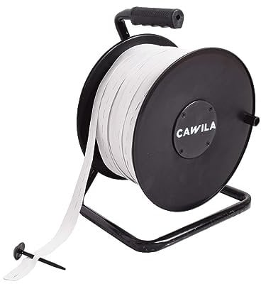 Cawila Spielfeldmarkierung Flex, 100 Meter Länge, Markierungsband zur Markeirung von Spielfeldern