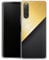 DeinDesign Slim Case extra dünn kompatibel mit Sony Xperia 10 V Silikon Handyhülle transparent Hülle schwarz Metallic Look Gold