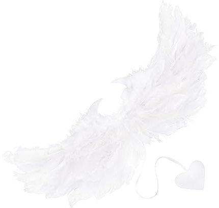 Didiseaon Alas De Ángel De Para Disfraz De Halloween y Navidad Accesorio De Cosplay Ligero y Duradero Para Fiestas y Eventos Especiales