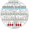 LNINNERY Nagellack Wandregal 5-Tier Metall Nagellackregal Nagellack Aufbewahrung Nagellack Wandregal für Damen