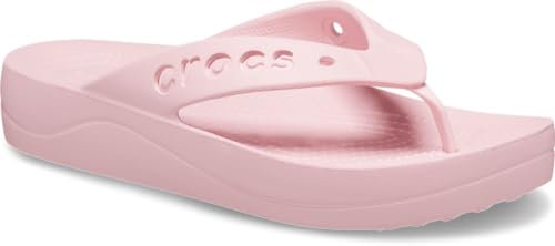 Crocs Donna Baya Platform Flip Infradito, Petal Pink, 36/37 EU
