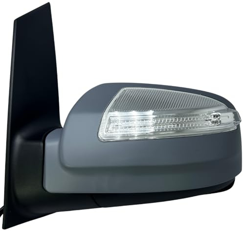 Spieg Außenspiegel Links für Mercedes-Benz Vito, Viano W639 2011-2014 Elektrisch Einklappbar, Blinklicht, Elektrisch Verstellbar, Beheizt, Grundiert, 8 PIN