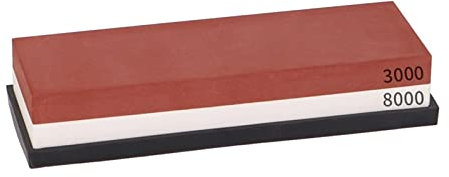 ISCBAFYX Piedra de afilar Cuchillos japoneses de Grano 240-8000 con Base de Goma Antideslizante Piedra de afilar de Doble Grano Piedra para afilar Cuchillas de Pulido (tamaño: Grano 3000/8000)