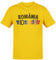 Alsino EM Fan Shirt Rumänien Europameisterschaft 100% Baumwolle T-Shirt Rundhals Fanartikel Alle Größen Herren Damen Fan-Shirt, Größe wählen:XL, Land wählen:Rumänien