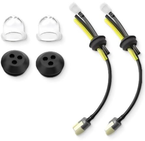 Filtro de Gasolina Kit Tubo Sello, Filtro Gasolina Desbrozadora Tubo, Cortacésped Manguera de Combustible,Tubo de Manguera de Combustible con Manguito y Junta Para Cortadora de Cepillo Etc