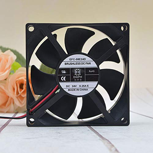 DEMICRATE 8cm 24V 0.25A 8025 EFC-08E24D variable frequency ball high air flow fan