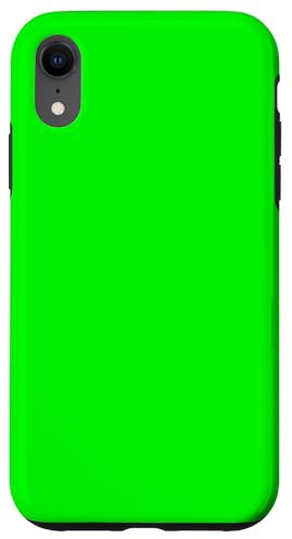 iPhone XR Plain Lime Green Case