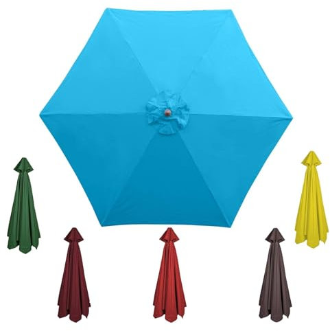 Toile de rechange pour parasol déporté à 6/8 baleines A8300 cm/6 baleines