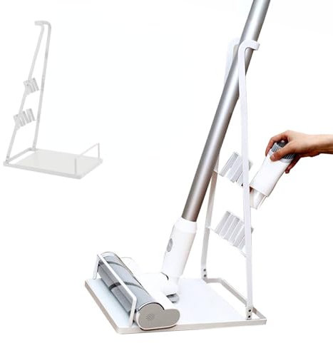 MAGIC SELECT Porte-Aspirateur Compatible avec Dyson V15, V6, V7, V8, V10, V11. Étagère de Sol en Métal sans Perçage dans le Mur.
