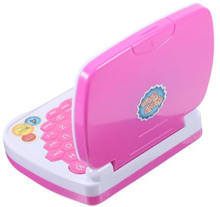 Abaodam Mein Erster Laptop – Lernspielzeug-Computer Für Kinder Mit -Bildschirm Musik Alter 3–7