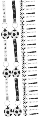 POPETPOP 36stücke Teiliges Fußball Schlüsselanhänger Sportliche Party- Für Fußballfans Als Dekoration Für Taschen Und Schlüsselbunde