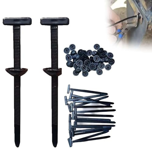 Hebilla universal de nailon para bridas de cables, brida para montaje en coche, soporte de cremallera de nailon autoblocante de alta resistencia (50PCS)
