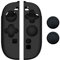 Adecuado para Switch 2 para Joy-Con Funda de silicona de goma + Tapa de joystick para Switch 2 para funda protectora de controlador (Negro)