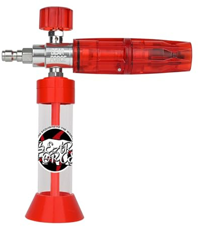 BEAR FORCE Mini canon à mousse magnétique à pression avec connecteur rapide 1/4, nettoyeur haute pression réglable à 360 °, distributeur de savon pour mousse épaisse, distributeur de savon