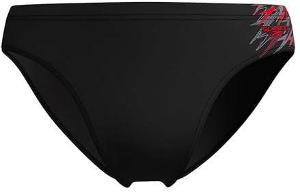 Speedo Medley Logo Brief 7cm BLK/RED