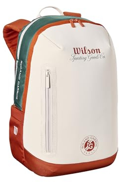 Wilson Roland Garros 2026 SESSIONSOIRE Tennisschlägertasche für 2 bis 9 Schläger (basierend auf mittleren Schlägern)
