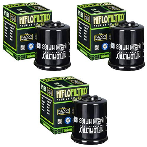 3x Filtri olio Vespa GTS 300 i.e. Super 08-14 Hiflo HF183
