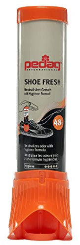 pedag Shoe Fresh für einen dauerhaft sportiv-frischen Duft in Sportschuhe, Sneaker & Co.–Schuhdeo (100ml) | bekämpft wirksam unangenehme Gerüche | bis zu 48 Stunden Frische & für alle Materialien