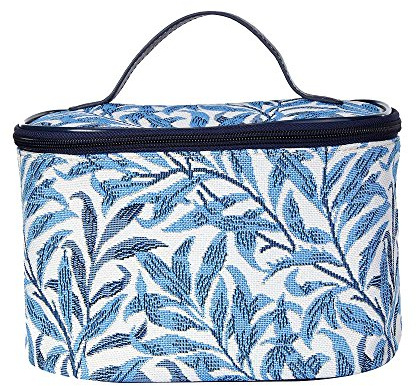 Signare Tapestry Toiletry Bag Makeup Organizer Bag for Women with William Morris Design (Willow Bough, Toil-WIOW)