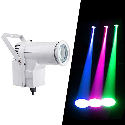 Punktstrahler für Discokugel - 9W LED Pinspots, Disco Spot Lights mit RGB LED Strahler für Spiegelkugel mit Motor