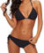 Durio Bikini Damen Push up Sexy 2tlg Bikini Damen Set mit Triangel Bikinihose Breit von Körpchen Verstellbar Schwarz EU 38-40 (Herstellergröße M)