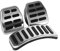 Keenso Edelstahl Manuelles Pedal MT Kit Polierte Pedale & Pedalzubehör Manuelles Pedal Auto-Tuning