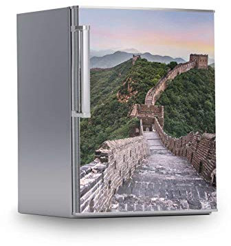 Kühlschrank Aufkleber I Dekofolie für Kühlschrankfront - Folie Sticker abwaschbar I Dekoration Küche - Design: The Great Wall