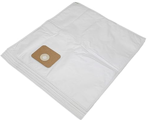 vhbw 5x Staubbeutel kompatibel mit Nilfisk Multi II 30 T Inox VSC | Staubsauger - Mikrovlies, 54,15cm x 49.5cm, Weiß