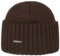 Stetson Northport Wintermütze aus Merinowolle - Mütze Made in Italy - Seemannsmütze für Damen/Herren - Wollmütze Herbst/Winter - Merinomütze Dunkelbraun One Size