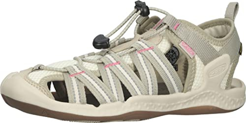 KEEN Damen Drift Creek H2 Sandale, Plaza Taupe Ibis Rose, 41 EU