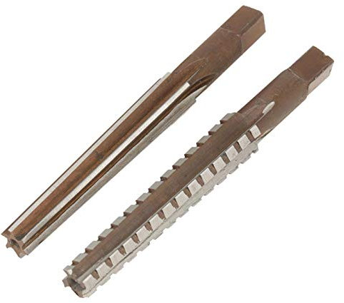 Maschinenreibahle - Fräsen Reibahle Reibahle Reibahle HSS MK1 Konus Feine/Grobe Reibahle Fräser Werkzeugsatz Zylinderschaft 2 Stück