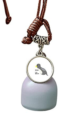 comp Pinguin Art Deco Traumfänger, Windspiel zum Aufhängen, für das Auto