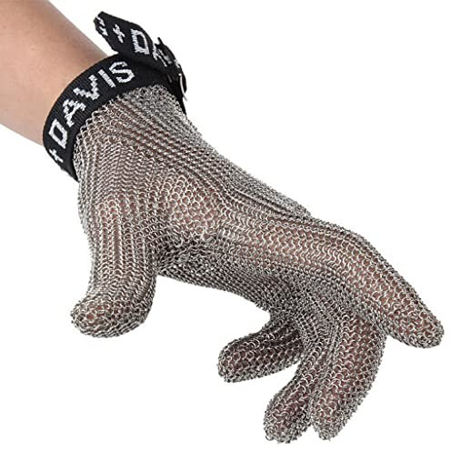 Gant Anti Coupure Gants résistant aux travaux de sécurité de la Classe 9 de la Classe 9, for la tranchée de Mandoline, Abattoir (Size : 1pcs/l)