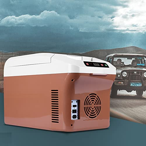 XYEJL Car Refrigerator 12V/24V Car Cooler Warmer 15L Electric Fridge Portable Travel Refrigerator,Cooler Box,for Beverage,Wine,Home and Travel,220V