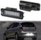 POPMOTORZ LED Number Plate Light, 2Pcs Number Plate Light Lamp with CanBus Error Free 18 2835 SMD LED Number Plate Light for Sea-t Alte-a XL/Exe-o Saloon-E/Ibiza Leo-n