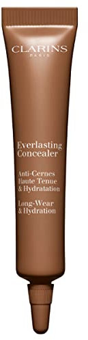 Clarins Everlasting Concealer Full Coverage, Crease Free Formula Conceals Dark Circles and Imperfections. Long-wearing, Matte Finish. Transfer-Proof, Sweat-Proof, and Smudge-Proof