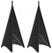 Bahderaus Universal Dj Light Speaker Stand Tripod Scrim Cover with Stretchable Polyester Material, 2 Pcs