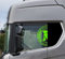 DualColorStampe Aufkleber kompatibel mit Scania Daf Iveco Man LKW Zubehör LKW Aufkleber LKW Fenster WARRIOR COD.0302 (Neongrün)