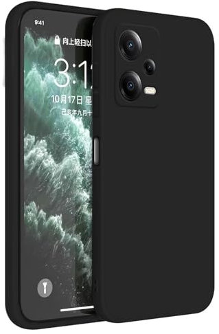 Topme Handyhülle Hülle Fur Redmi Note 12 Pro 5G (6.67 Inches) Case Schutzhülle, Hautschutz Aus TPU Silikonhülle - Schwarz