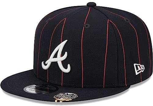 New Era 9Fifty Snapback Cap - Pinstripe Atlanta Braves