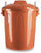 AC - Cubo de Basura con asa metálica 7L - Cubo basura para exterior e interior - Cubo de almacenaje - Fabricado en plástico Resistente. - Ideal para el hogar, trabajo, hostelería, etc. Color Marrón