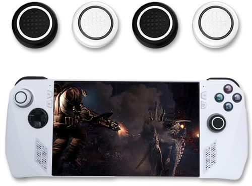 ASUS ROG Ally - Tapas de agarre para el pulgar, funda de silicona suave compatible con ASUS ROG Ally (dos juegos)